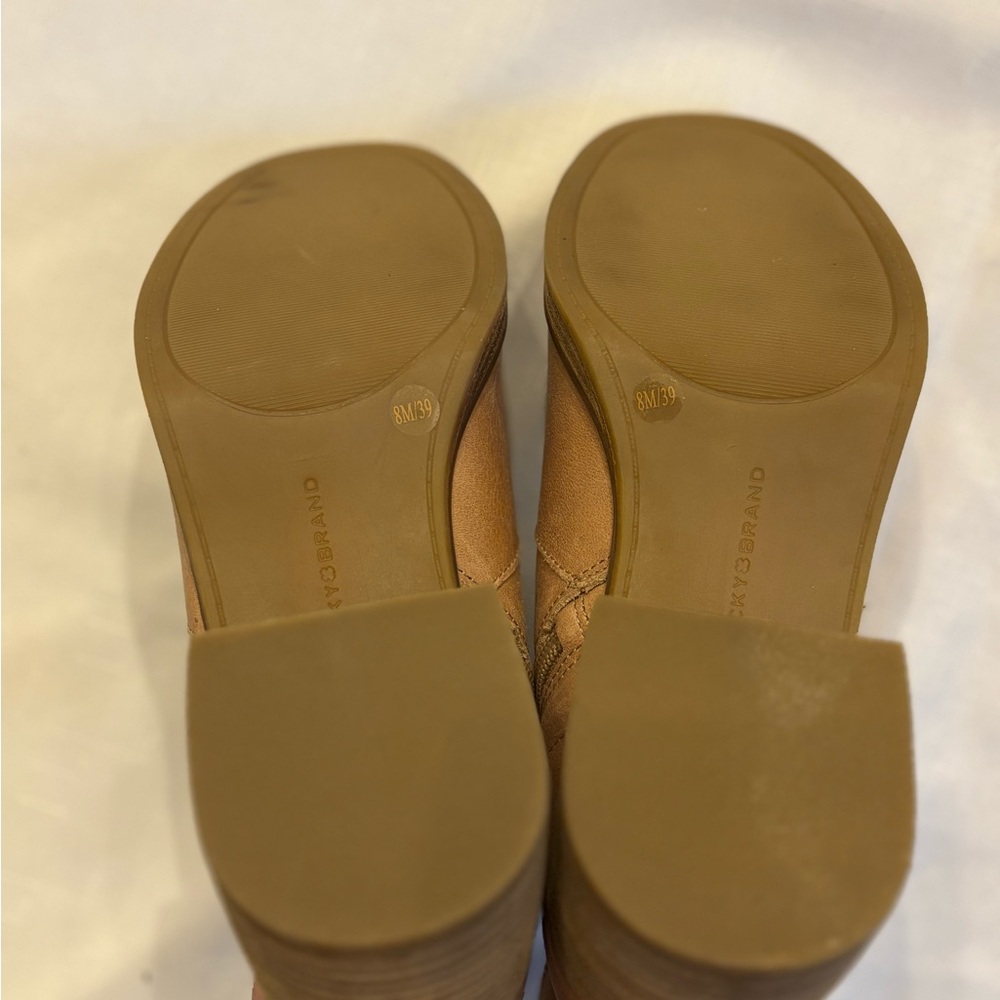 Lucky Brand Tan Heeled Boots - Picture 4 of 7